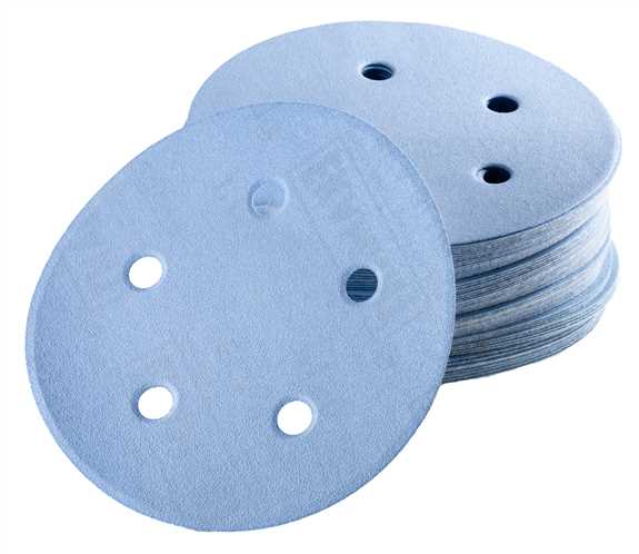 Ekablue 5" x 5H 220 Grit Hook & Loop 100/Box